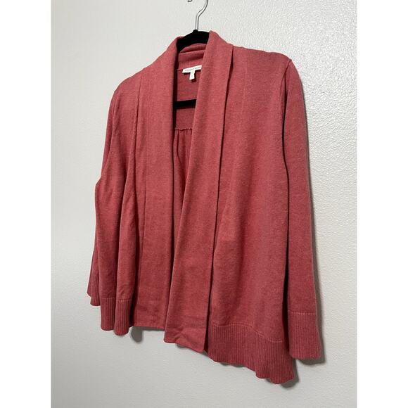 EILEEN FISHER Pink Cardigan Size XL 100% Cotton - Picture 4 of 7